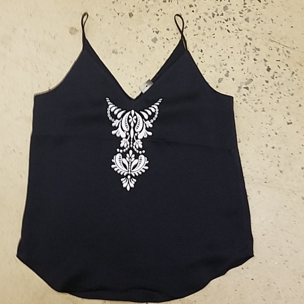 Express navy blue with white detail front …
